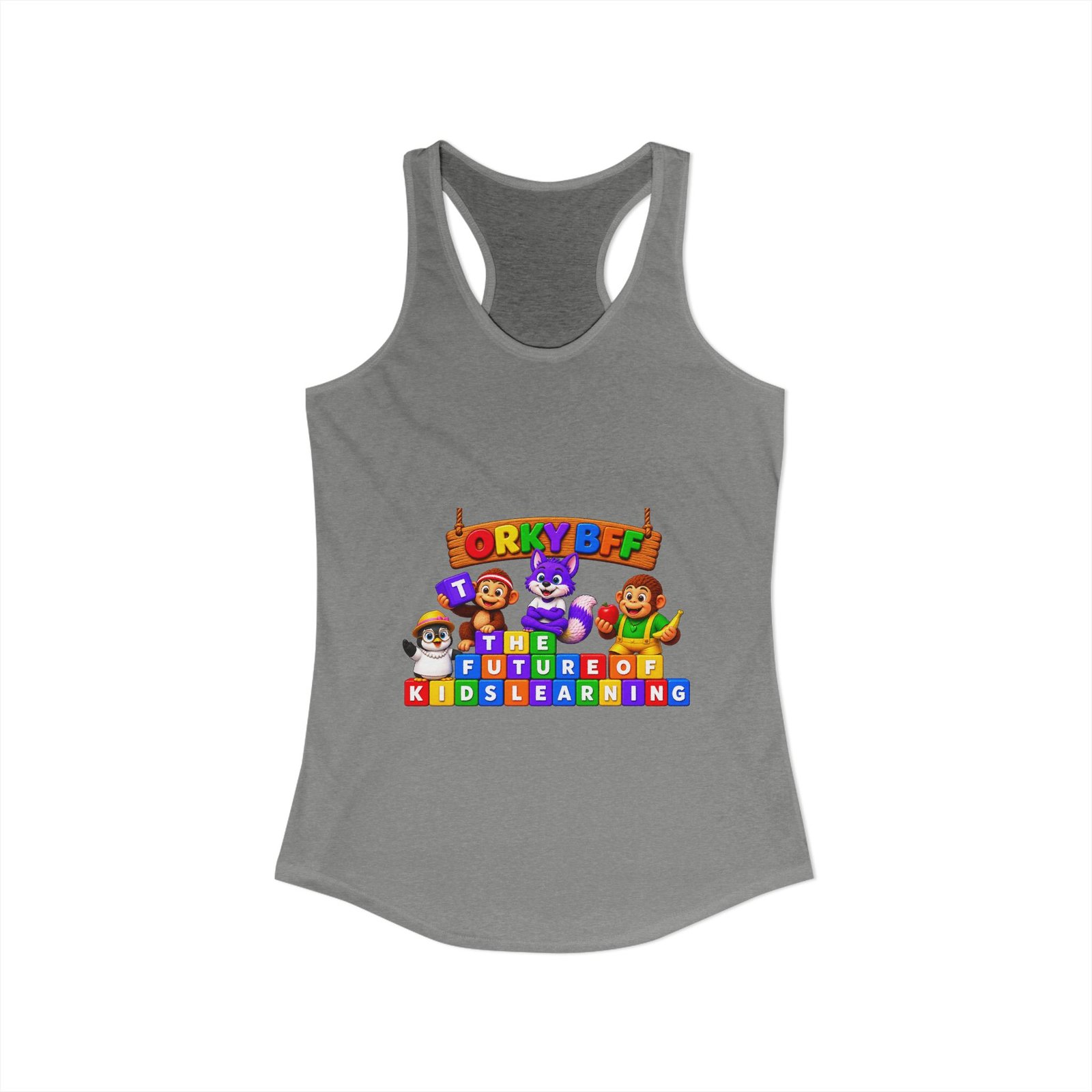 Women's Ideal Racerback Tank__Orky BFF - Image 14