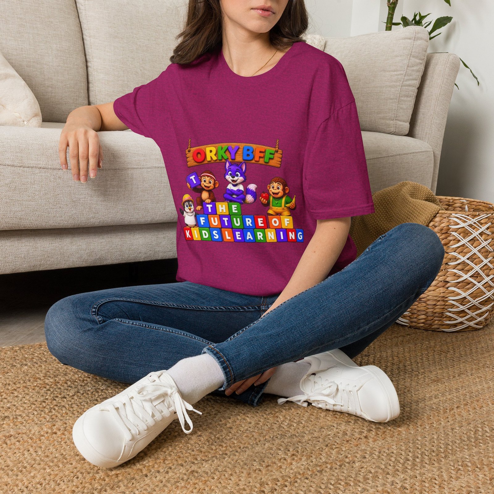 Unisex Softstyle T-Shirt — Colorful Educational Cartoon Tee for Toddlers & Preschoolers - Image 22