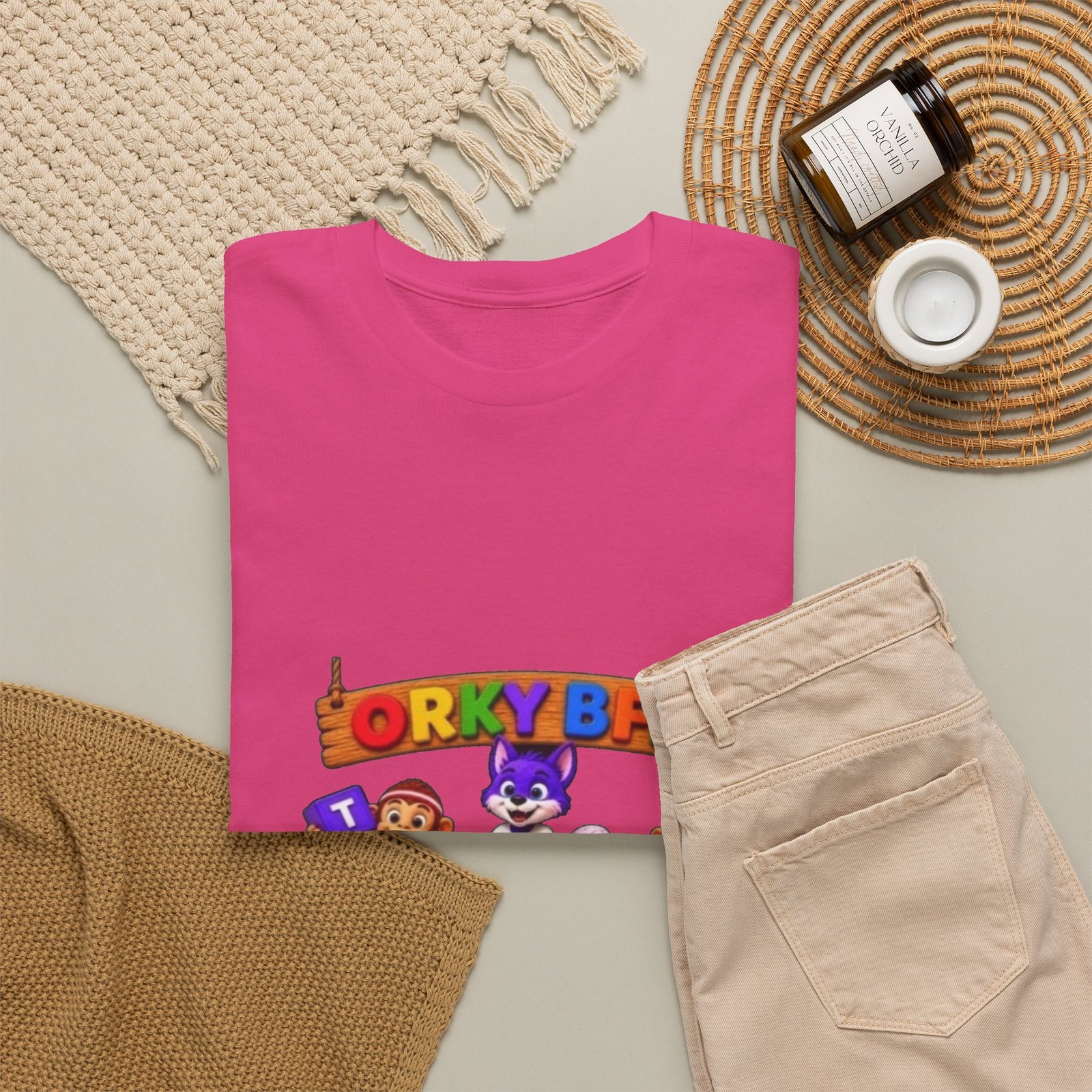 Unisex Heavy Cotton Tee — "ORKYBFF: The Future of Kids Learning" - Image 51