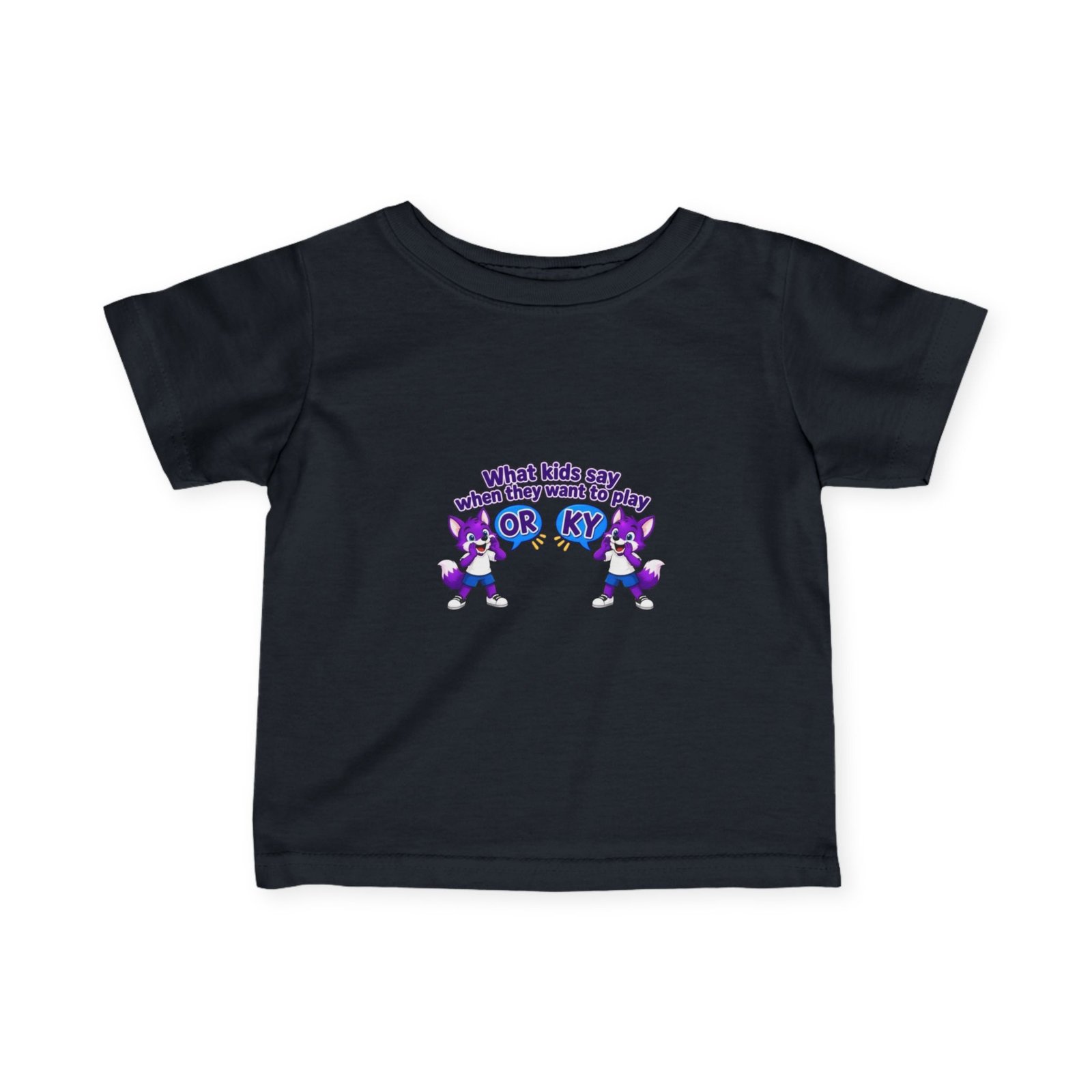 Infant Fine Jersey Tee — "What kids say " - Image 45