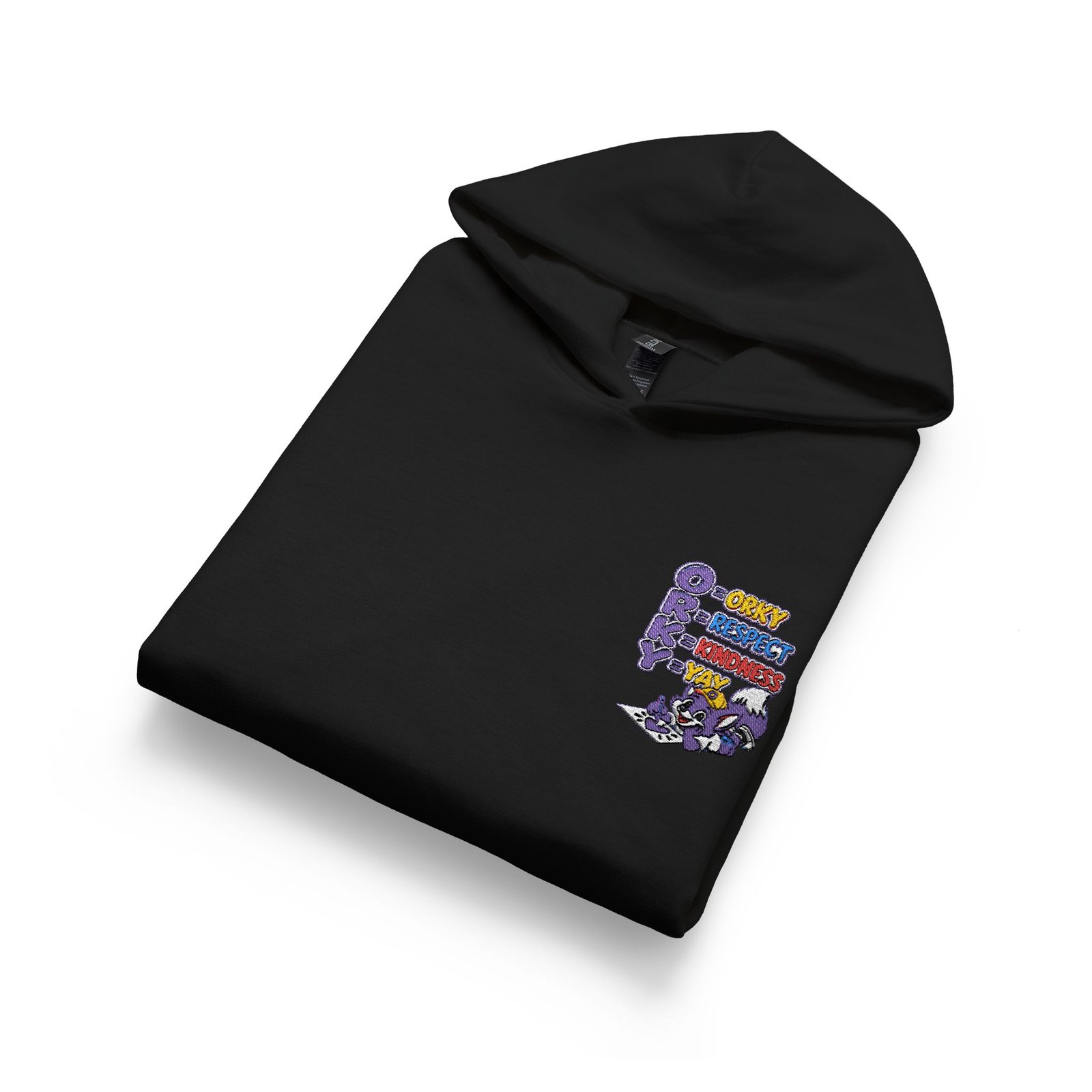 Youth Hoodie — 'Be Kind' Floral Pocket Logo - Image 7