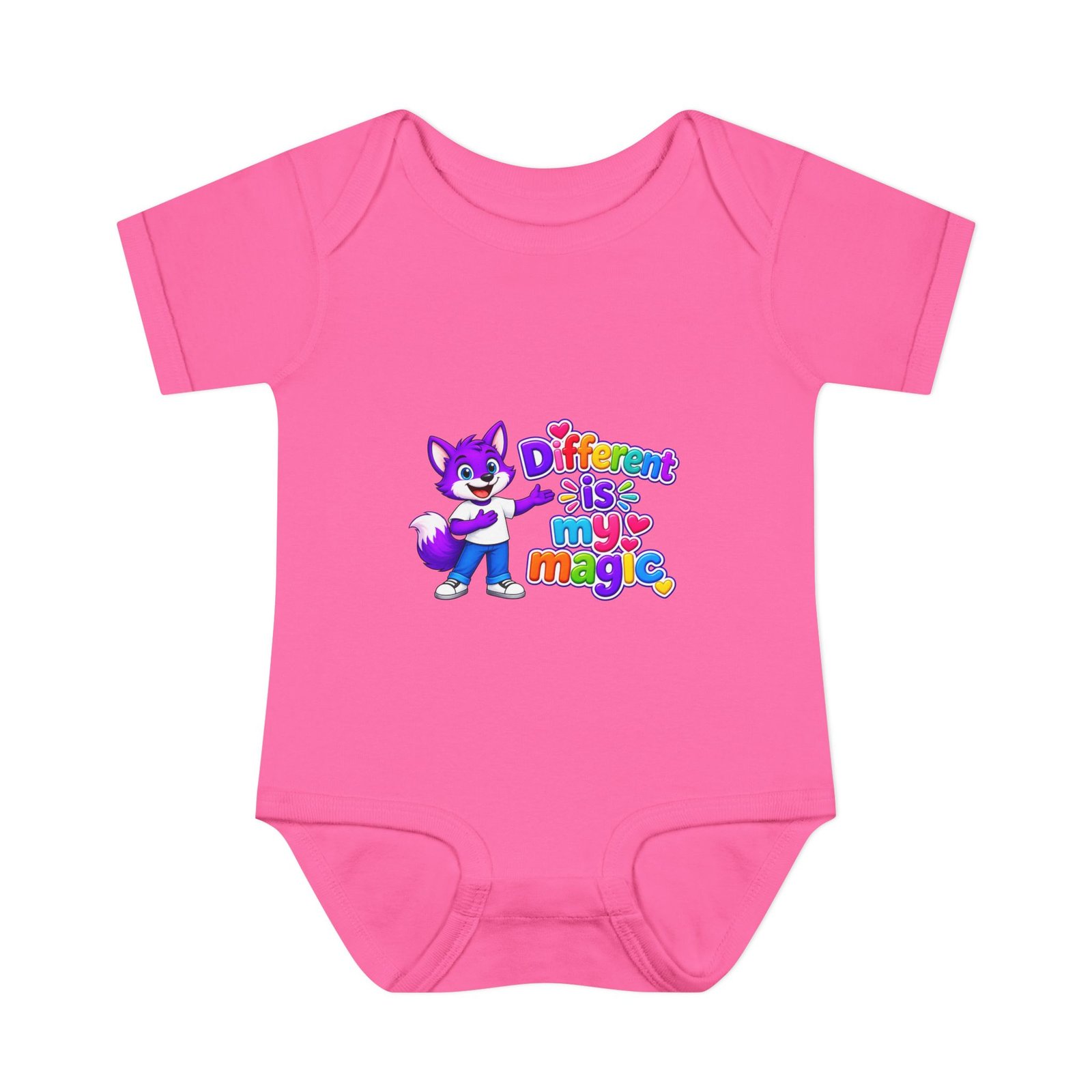 Infant Bodysuit - "Different Is My Magic" - Image 65