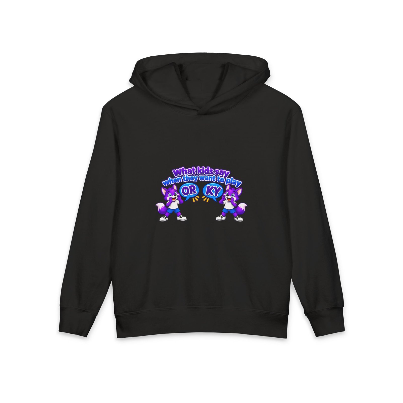 Lightweight Youth Hooded Sweatshirt__What Kids Say - Image 11