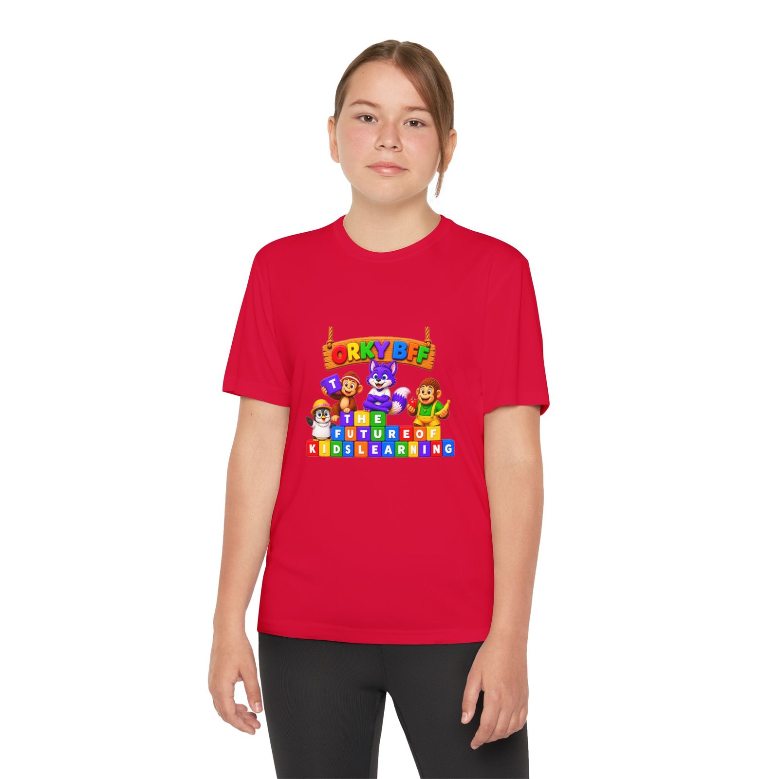 Youth Competitor Tee — 'The Future Kids Learning' - Image 68