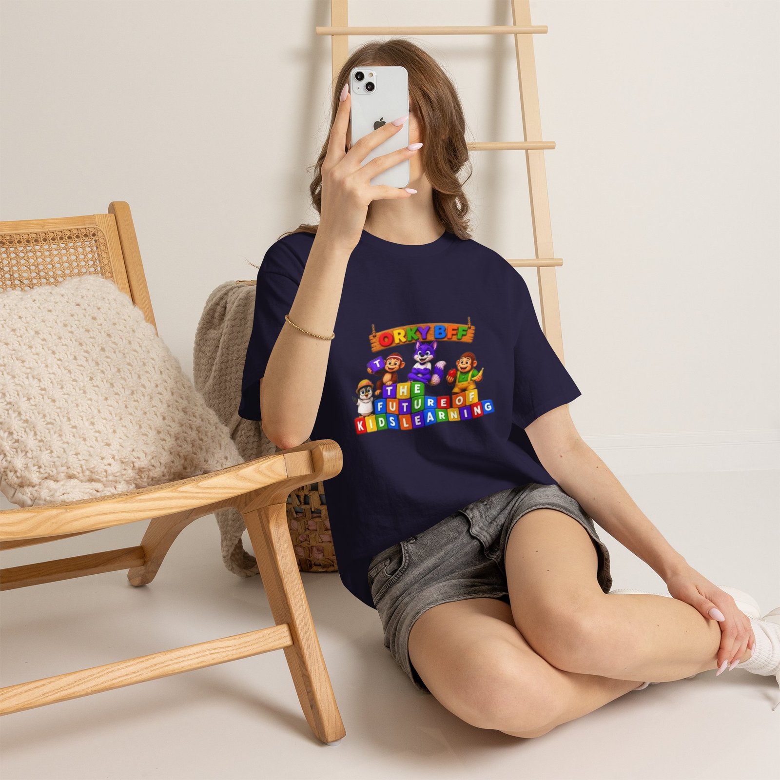 Unisex Heavy Cotton Tee — "ORKYBFF: The Future of Kids Learning" - Image 32