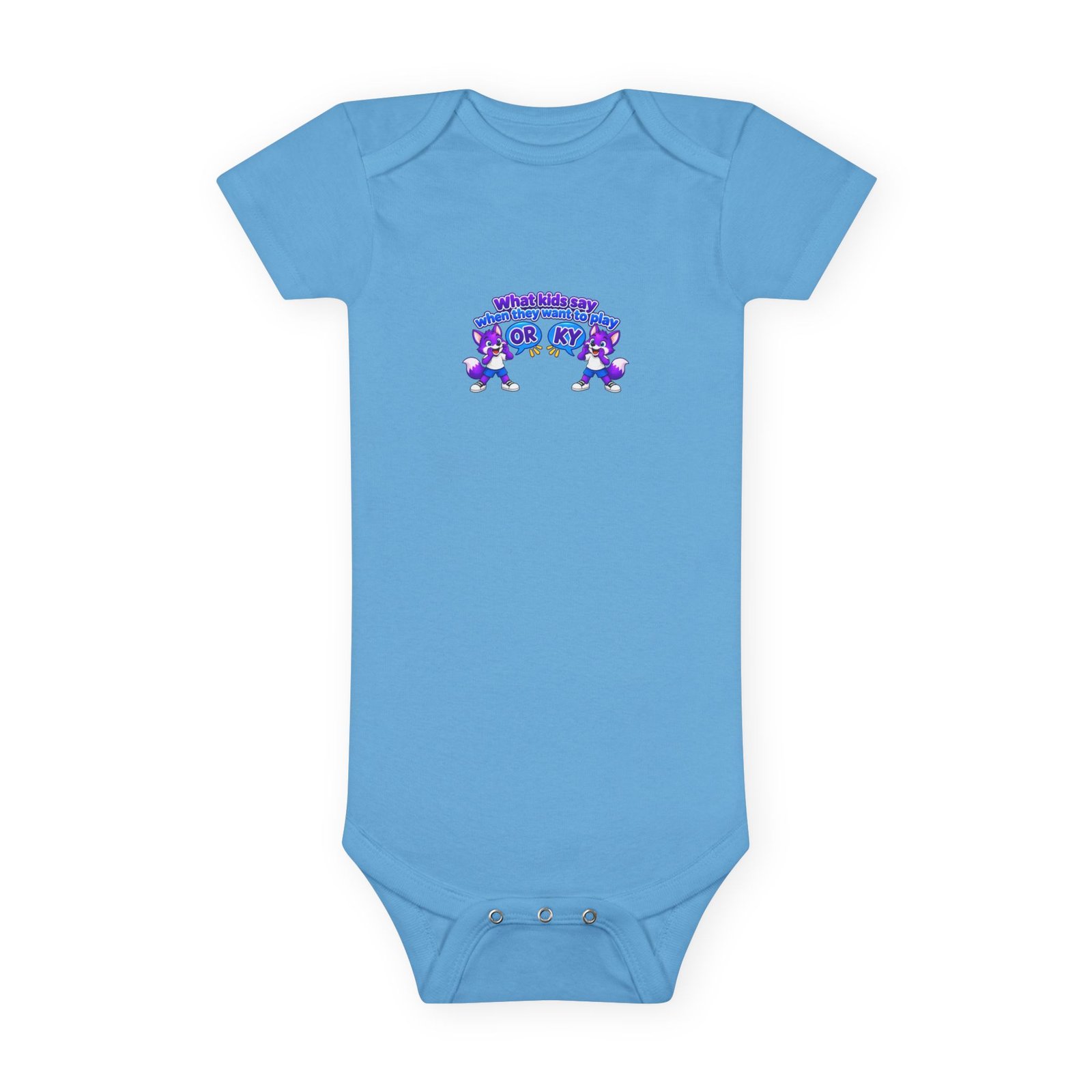 Baby Short Sleeve Onesie® - What Kids Say " - Image 9
