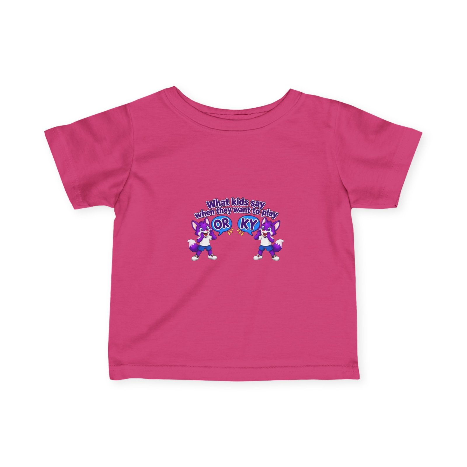 Infant Fine Jersey Tee — "What kids say " - Image 61