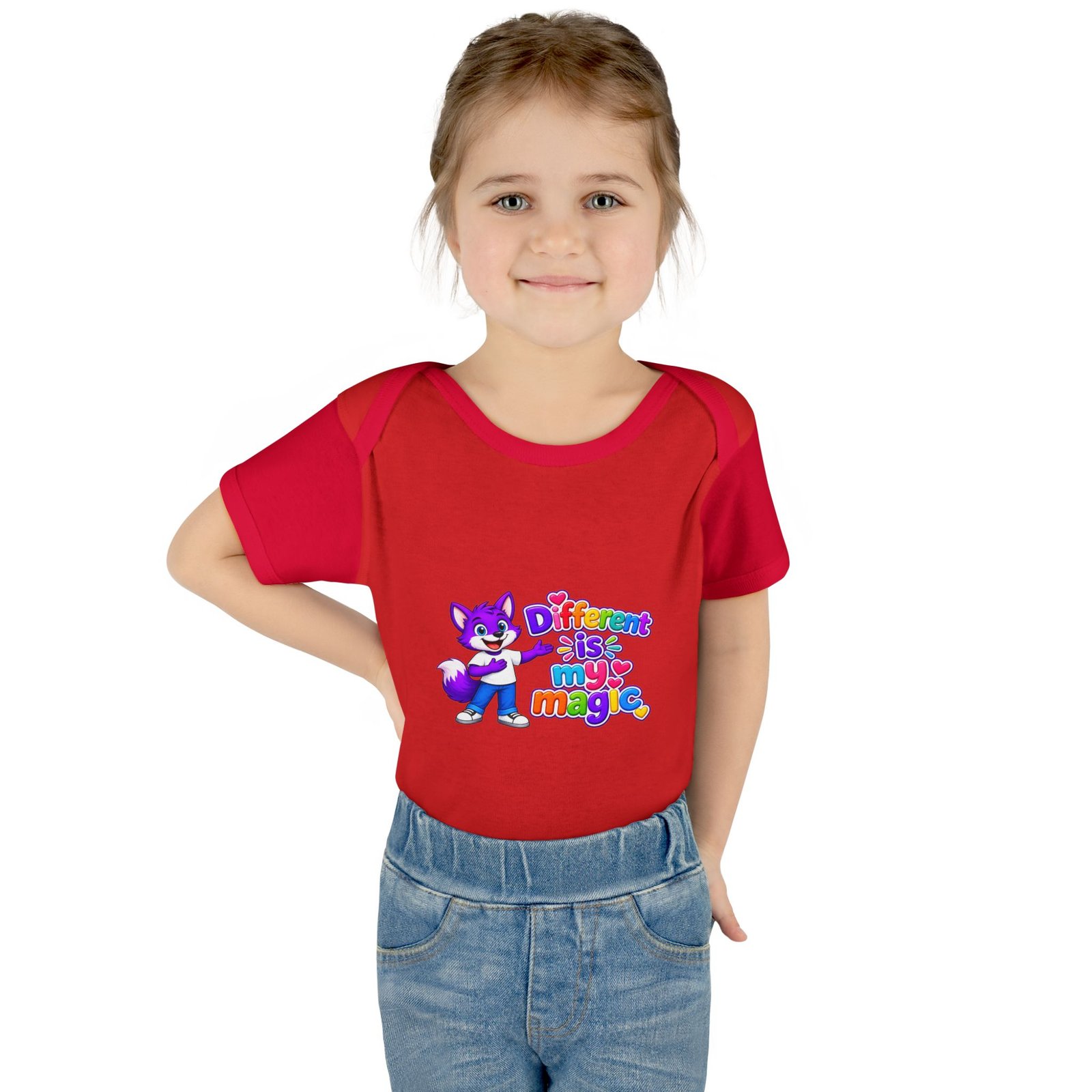 Infant Bodysuit - "Different Is My Magic" - Image 76
