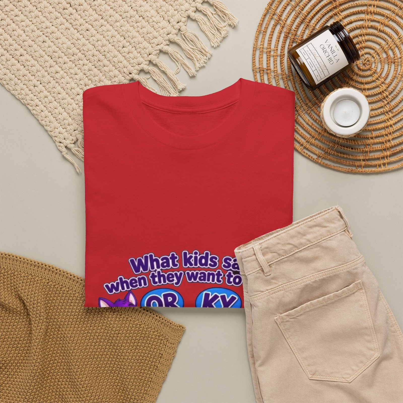 Unisex Heavy Cotton Tee — “What kids say" - Image 51