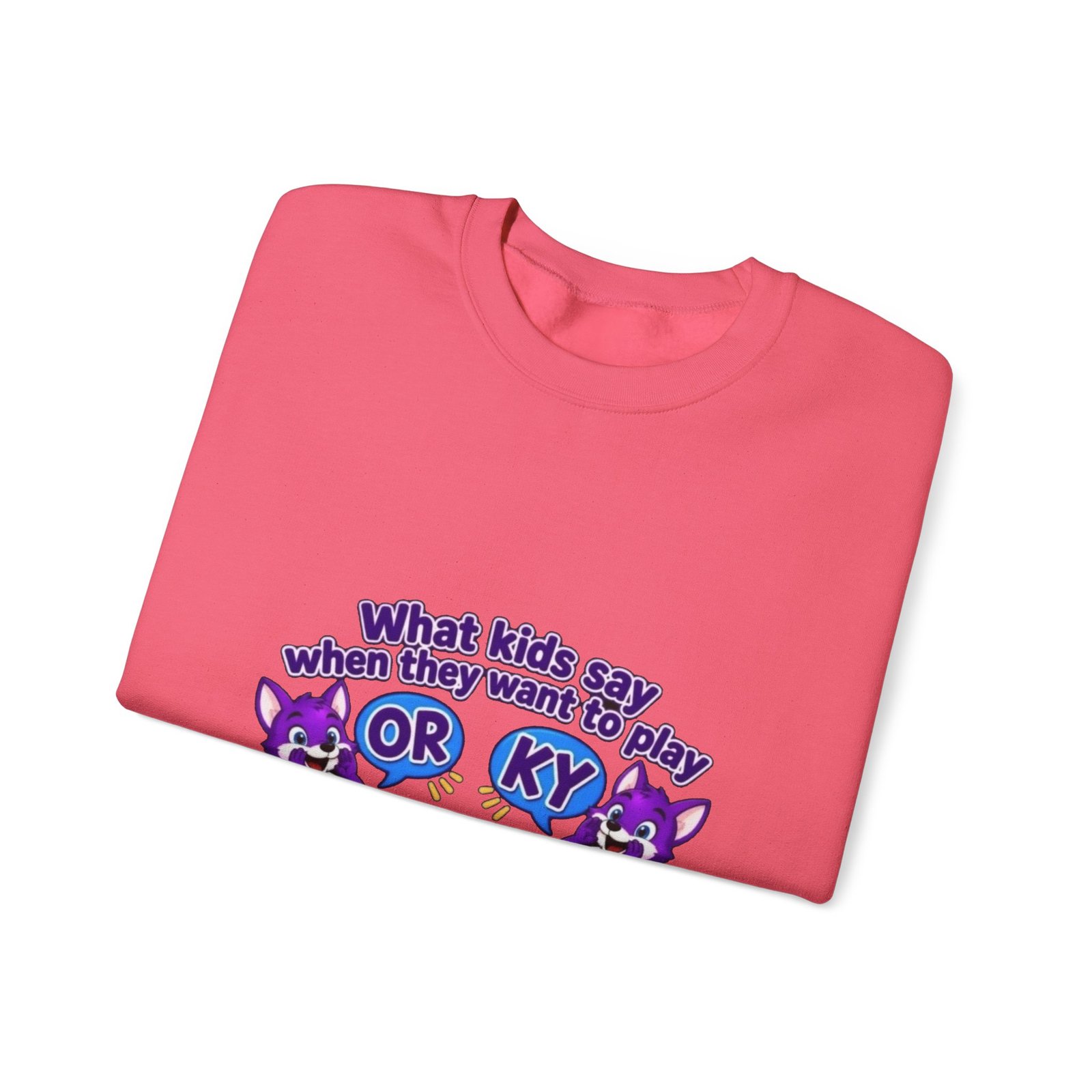 Unisex Heavy Blend™ Crewneck Sweatshirt - 'What Kids Say ' - Image 63