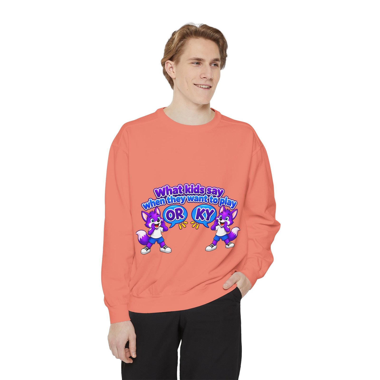 Playful 'What Kids Say When They Want to Play' Sweatshirt - Image 9