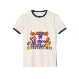 Unisex Cotton Ringer T-Shirt — "The Future of Kids Learning"