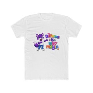 Unisex Cotton Crew Tee  — "Different is My Magic"