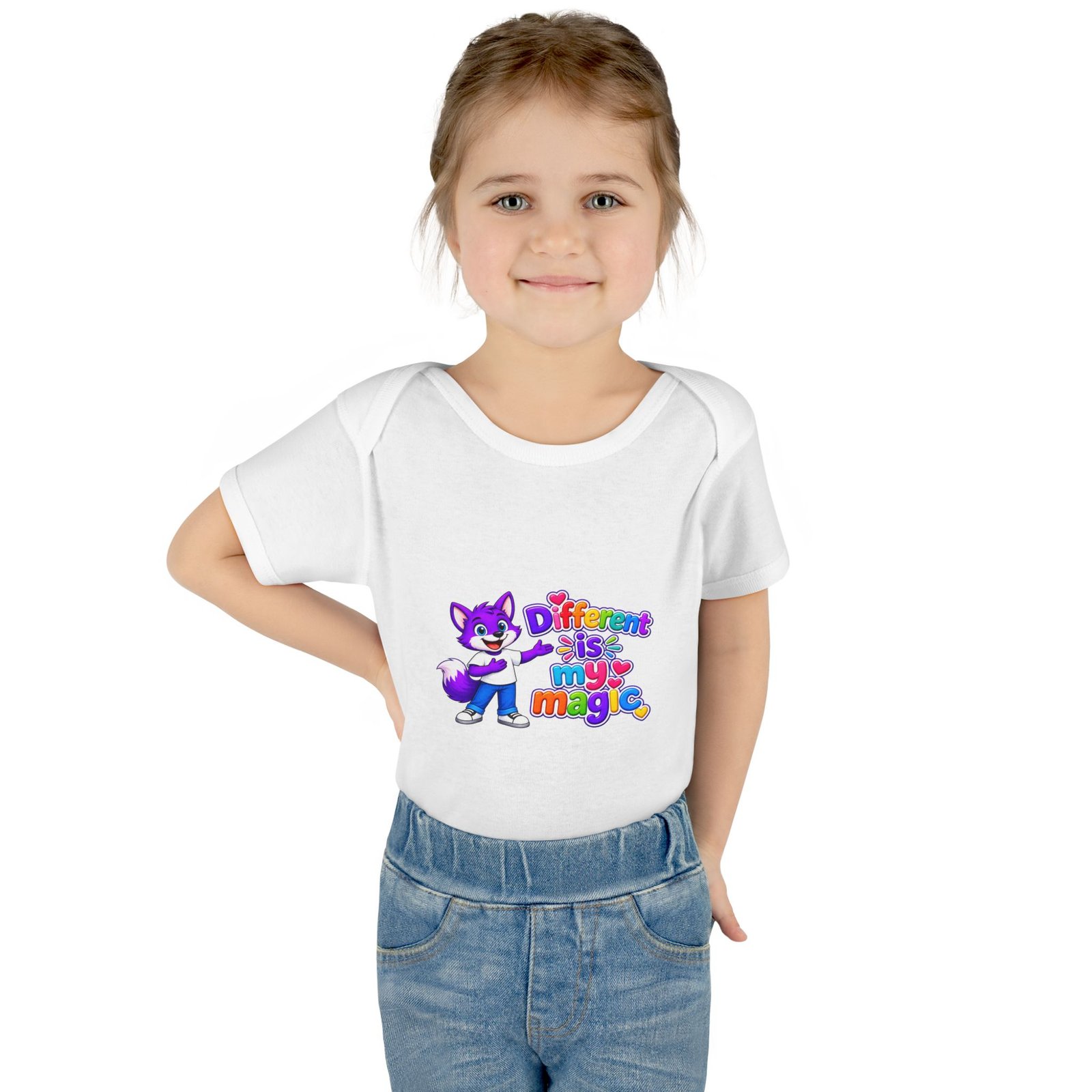 Infant Bodysuit - "Different Is My Magic" - Image 4