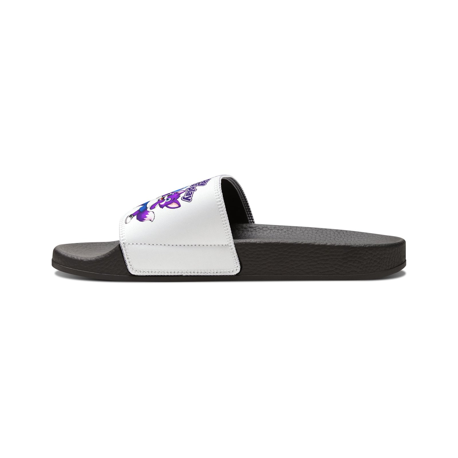 Youth Removable-Strap Sandals – 'What Kids Say When They Want to Play' Funny Purple Fox - Image 7