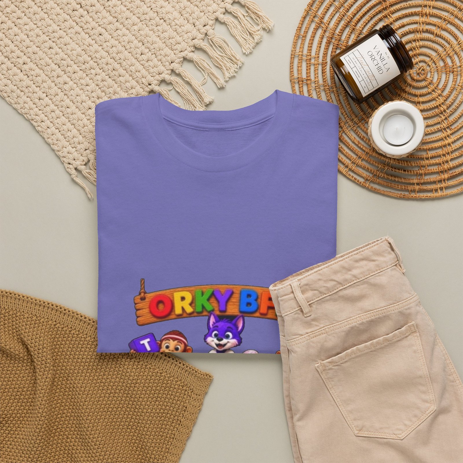 Unisex Heavy Cotton Tee — "ORKYBFF: The Future of Kids Learning" - Image 23