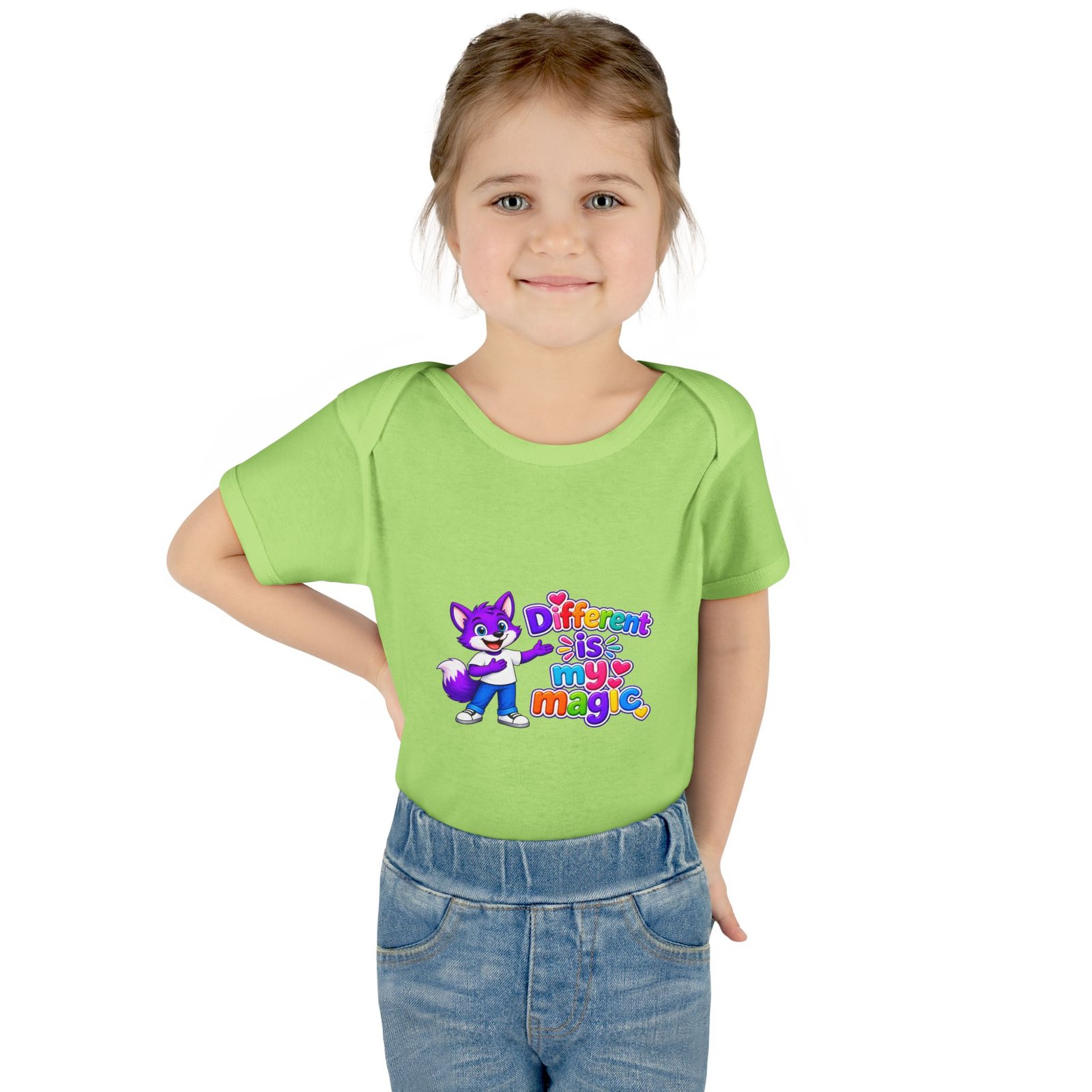 Infant Bodysuit - "Different Is My Magic" - Image 32