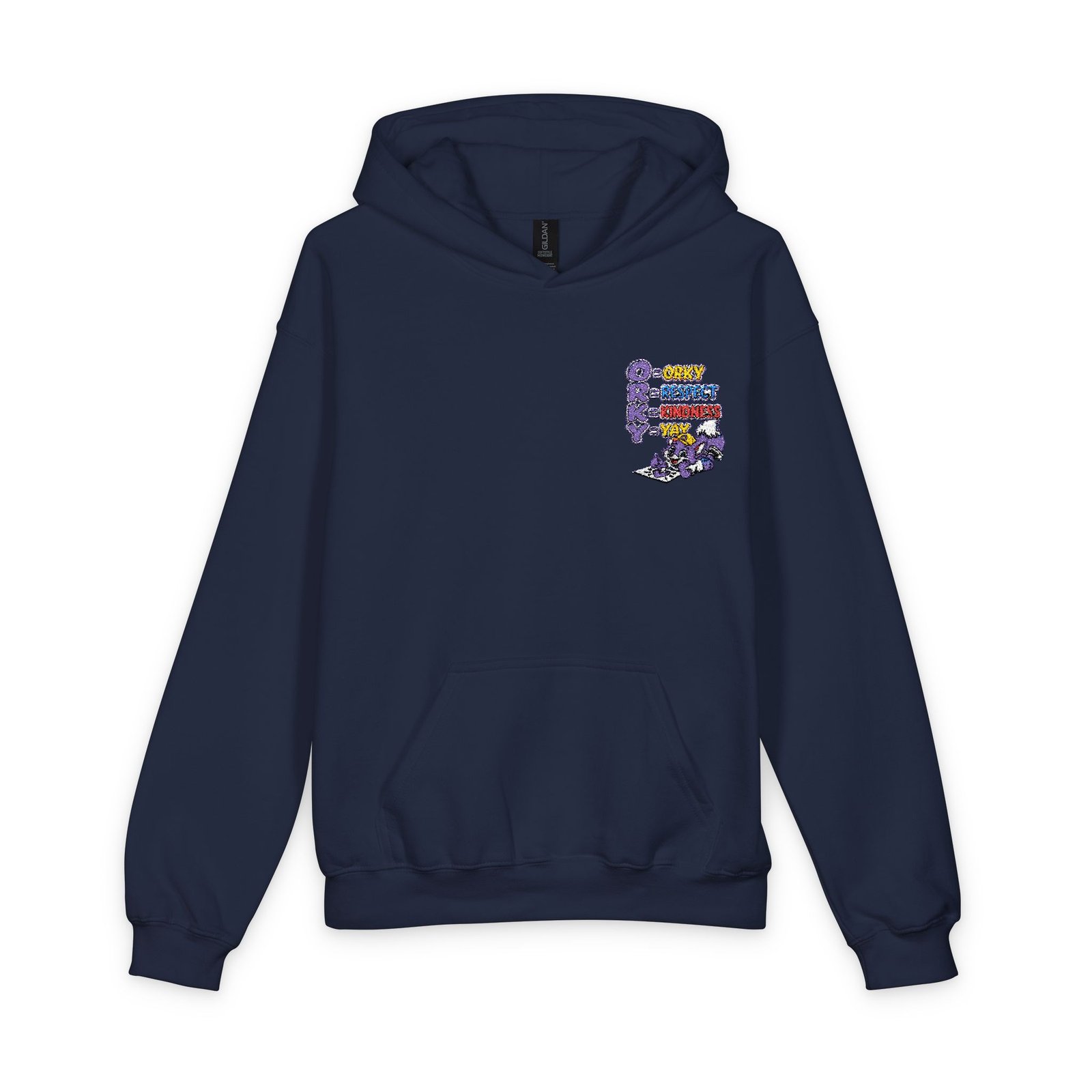 Youth Hoodie — 'Be Kind' Floral Pocket Logo - Image 45