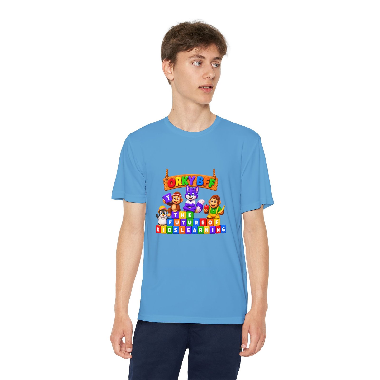 Youth Competitor Tee — 'The Future Kids Learning' - Image 55