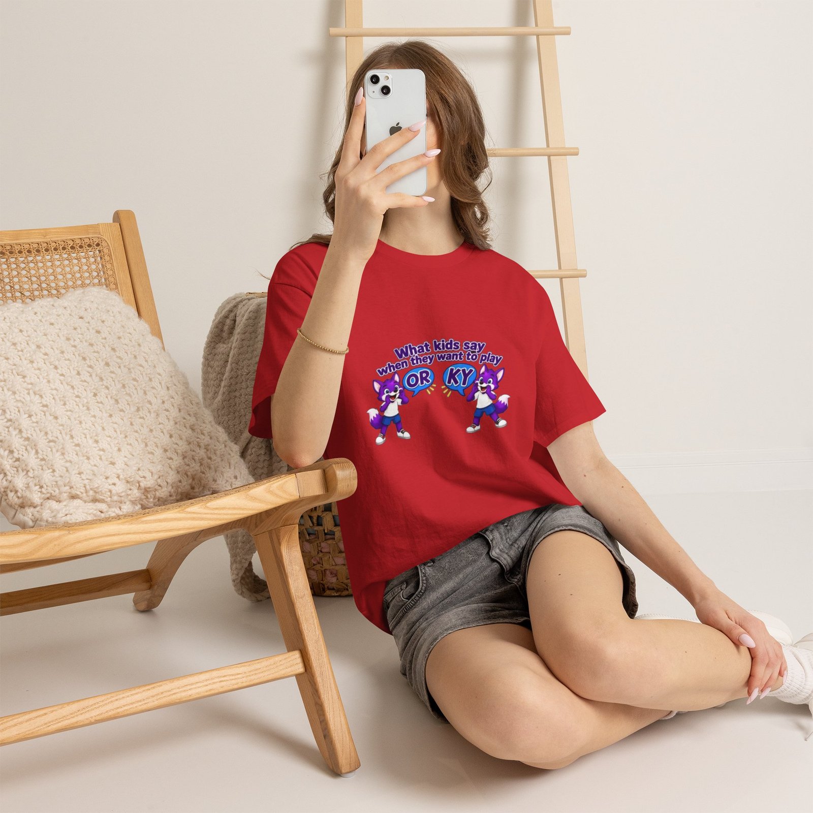 Unisex Heavy Cotton Tee — “What kids say" - Image 52