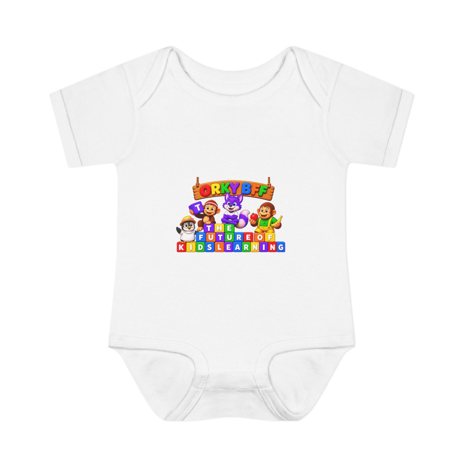 Infant Bodysuit — Colorful Kids Learning - Image 2