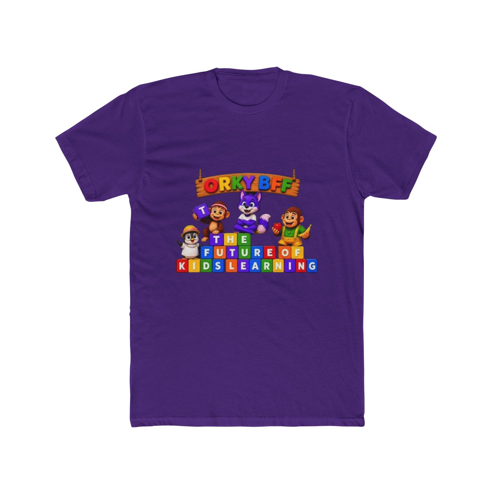 Unisex Cotton Crew Tee — "The Future of Kids Learning" - Image 53