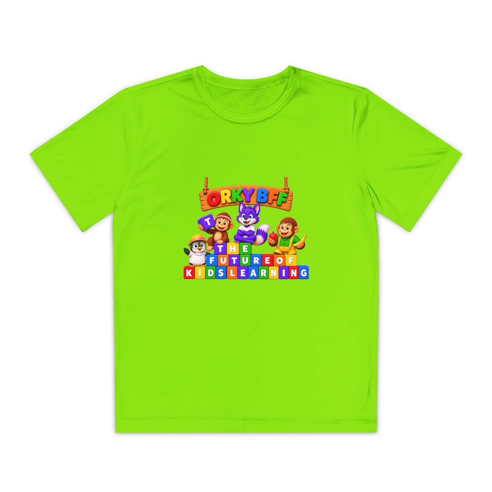 Youth Competitor Tee — 'The Future Kids Learning' - Image 33