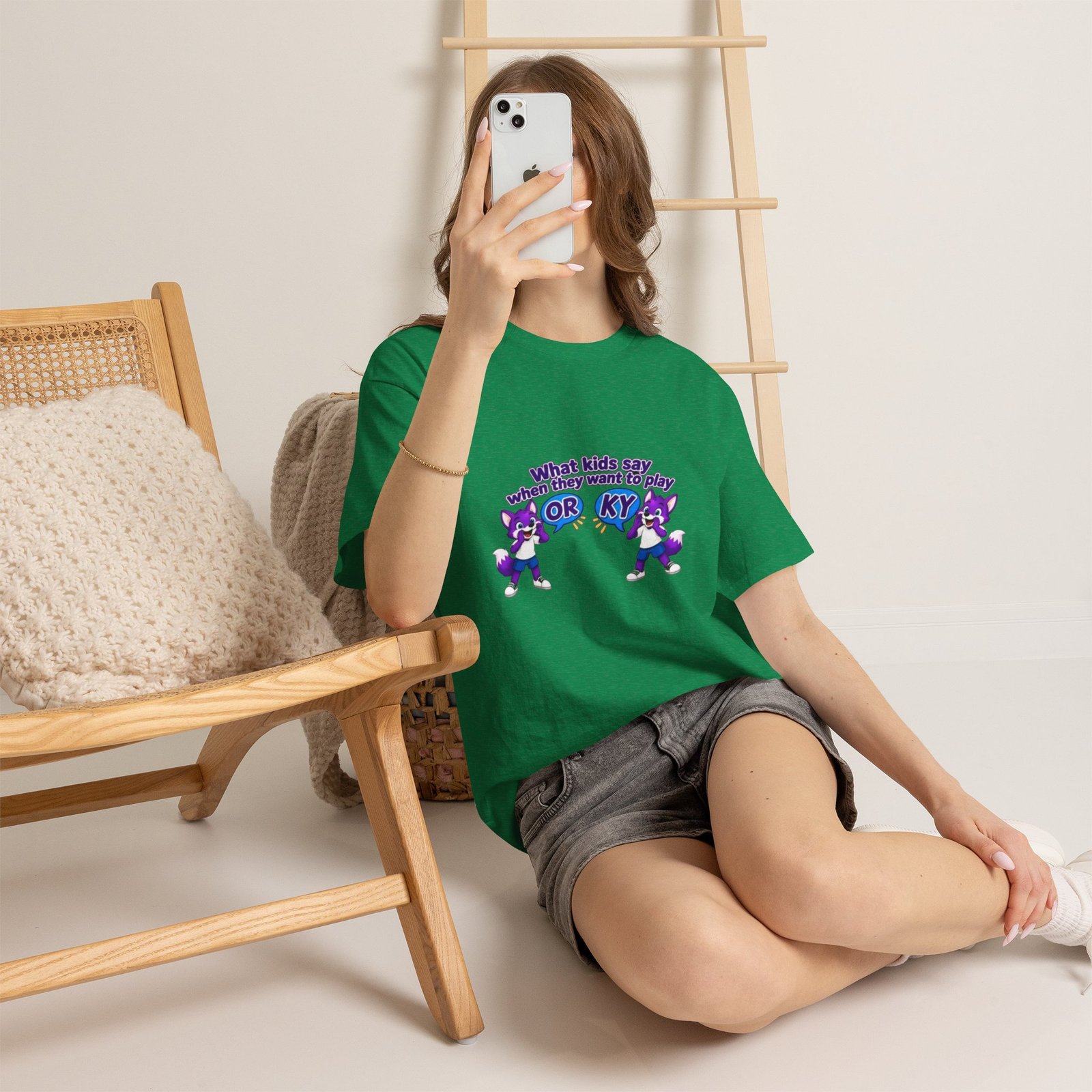 Unisex Heavy Cotton Tee — “What kids say" - Image 16