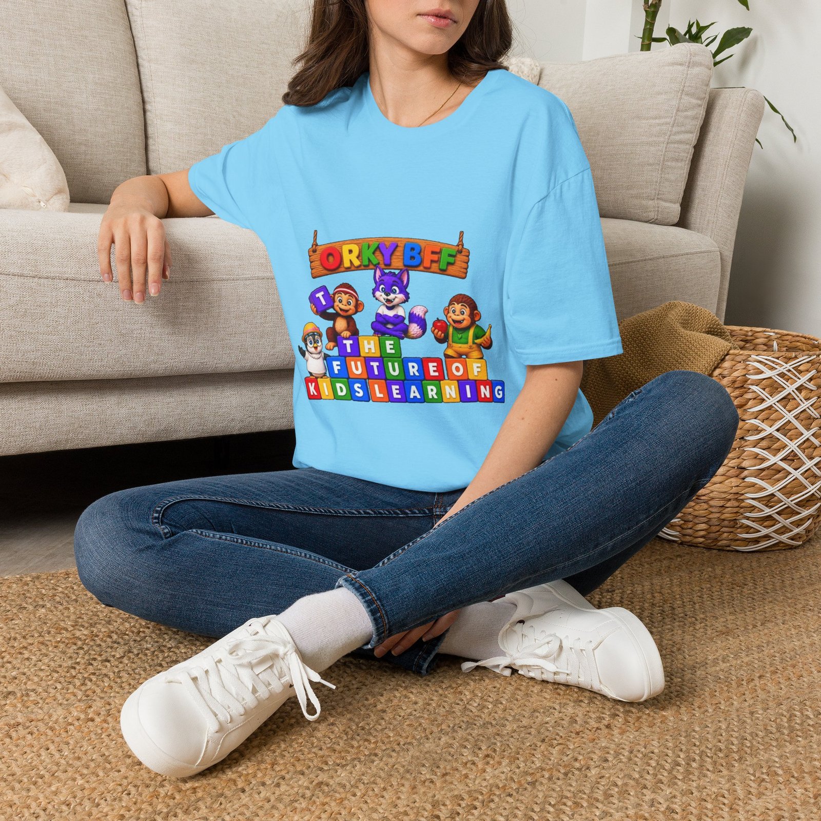 Unisex Softstyle T-Shirt — Colorful Educational Cartoon Tee for Toddlers & Preschoolers - Image 34