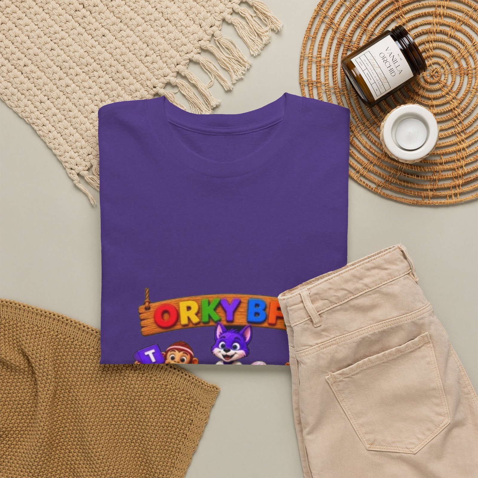 Unisex Heavy Cotton Tee — "ORKYBFF: The Future of Kids Learning" - Image 35