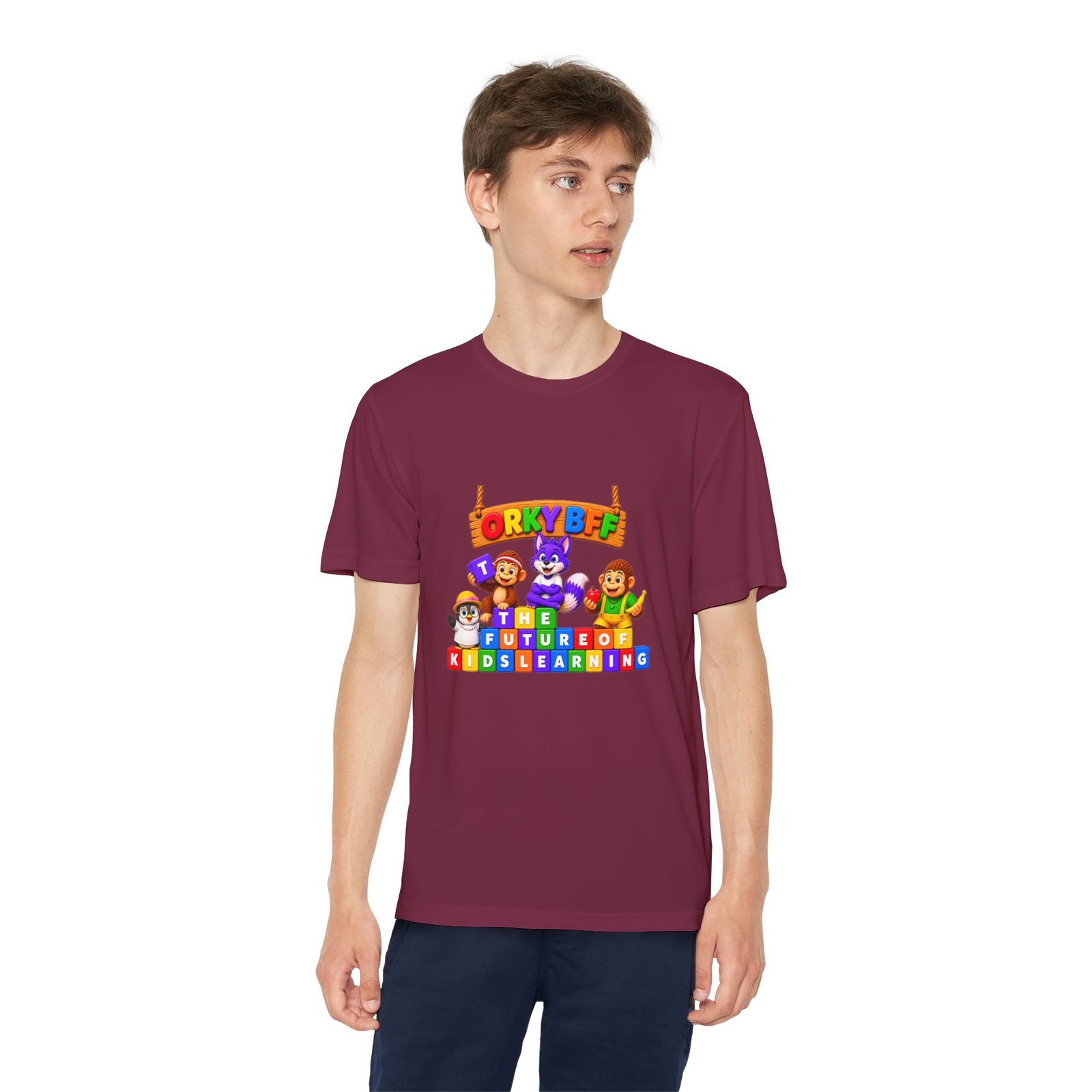 Youth Competitor Tee — 'The Future Kids Learning' - Image 75