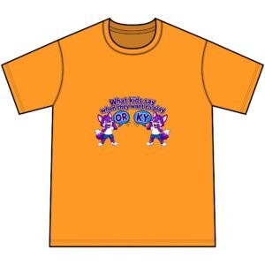 Youth Tie-Dye Tee — "What kids say when they want to play"