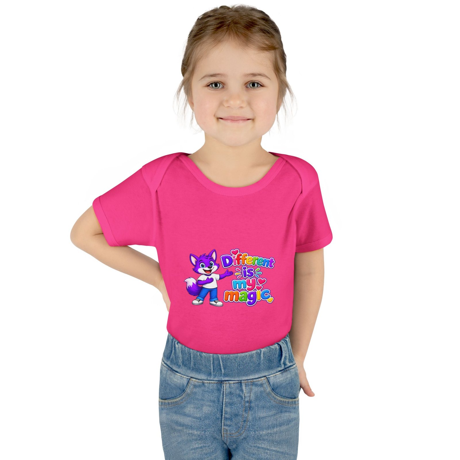 Infant Bodysuit - "Different Is My Magic" - Image 72