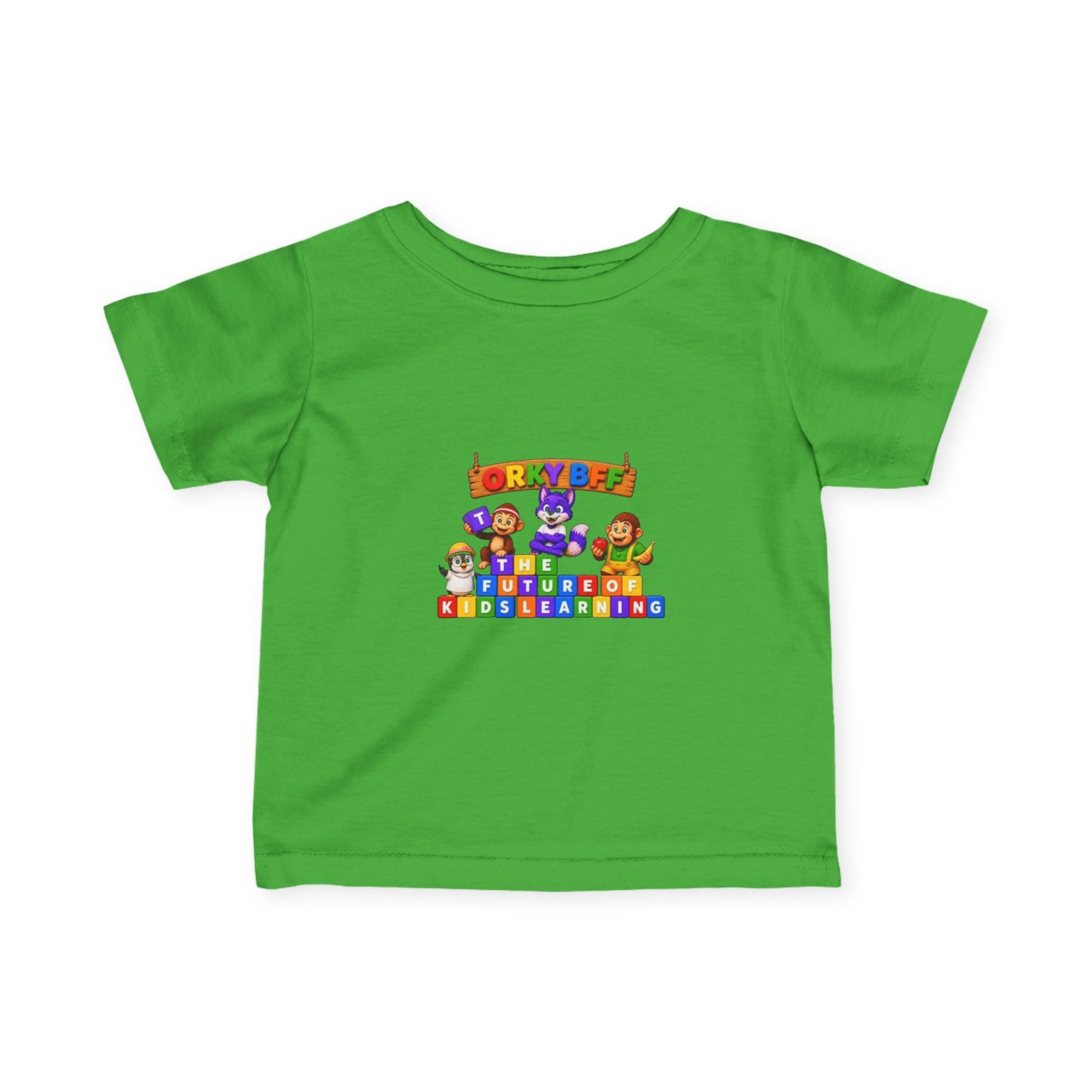 Infant Fine Jersey Tee — "Future Learning" - Image 21