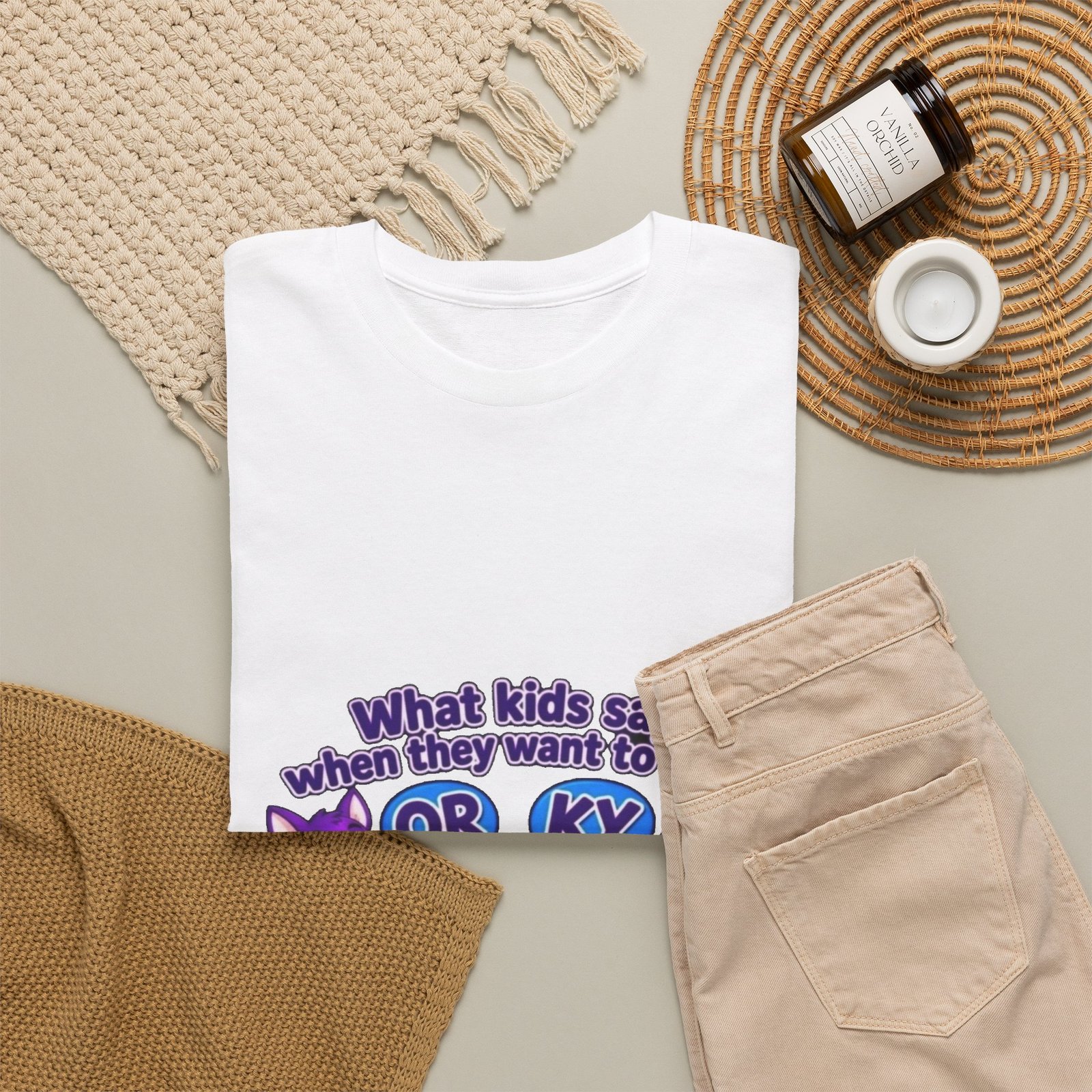 Unisex Heavy Cotton Tee — “What kids say" - Image 4