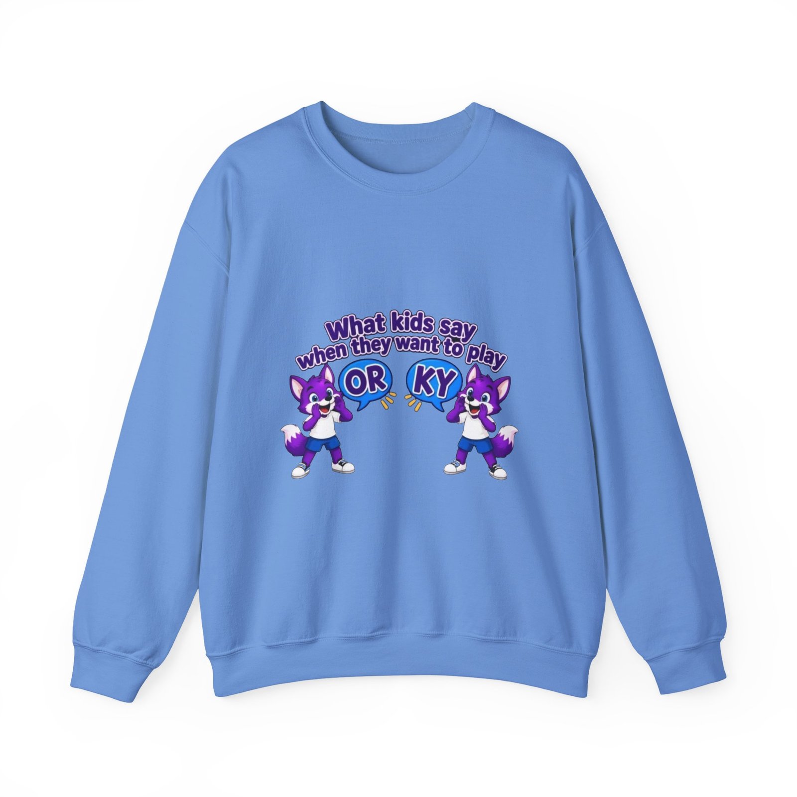 Unisex Heavy Blend™ Crewneck Sweatshirt - 'What Kids Say ' - Image 46
