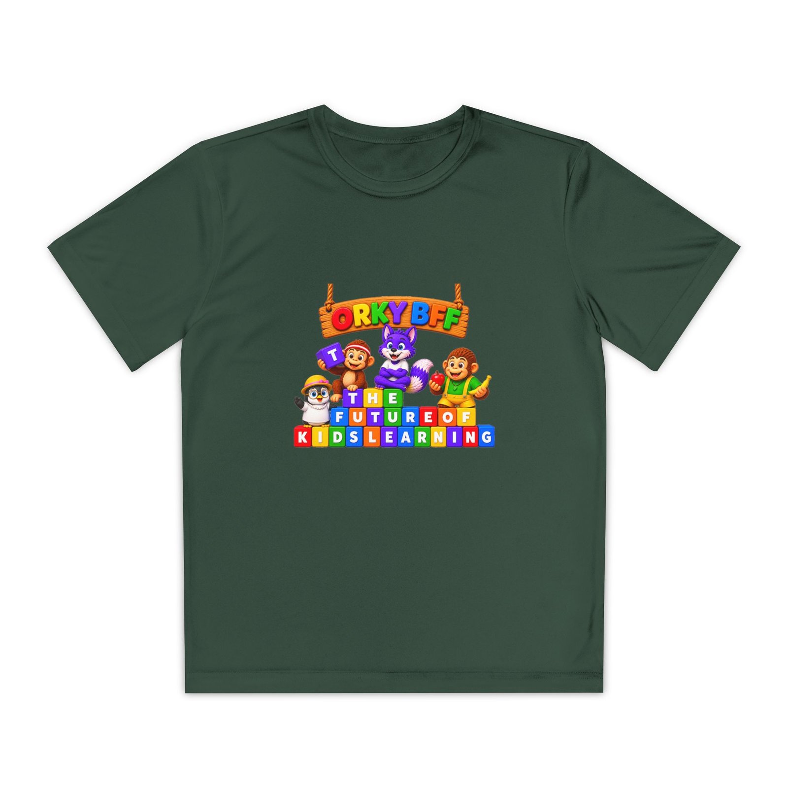 Youth Competitor Tee — 'The Future Kids Learning' - Image 41