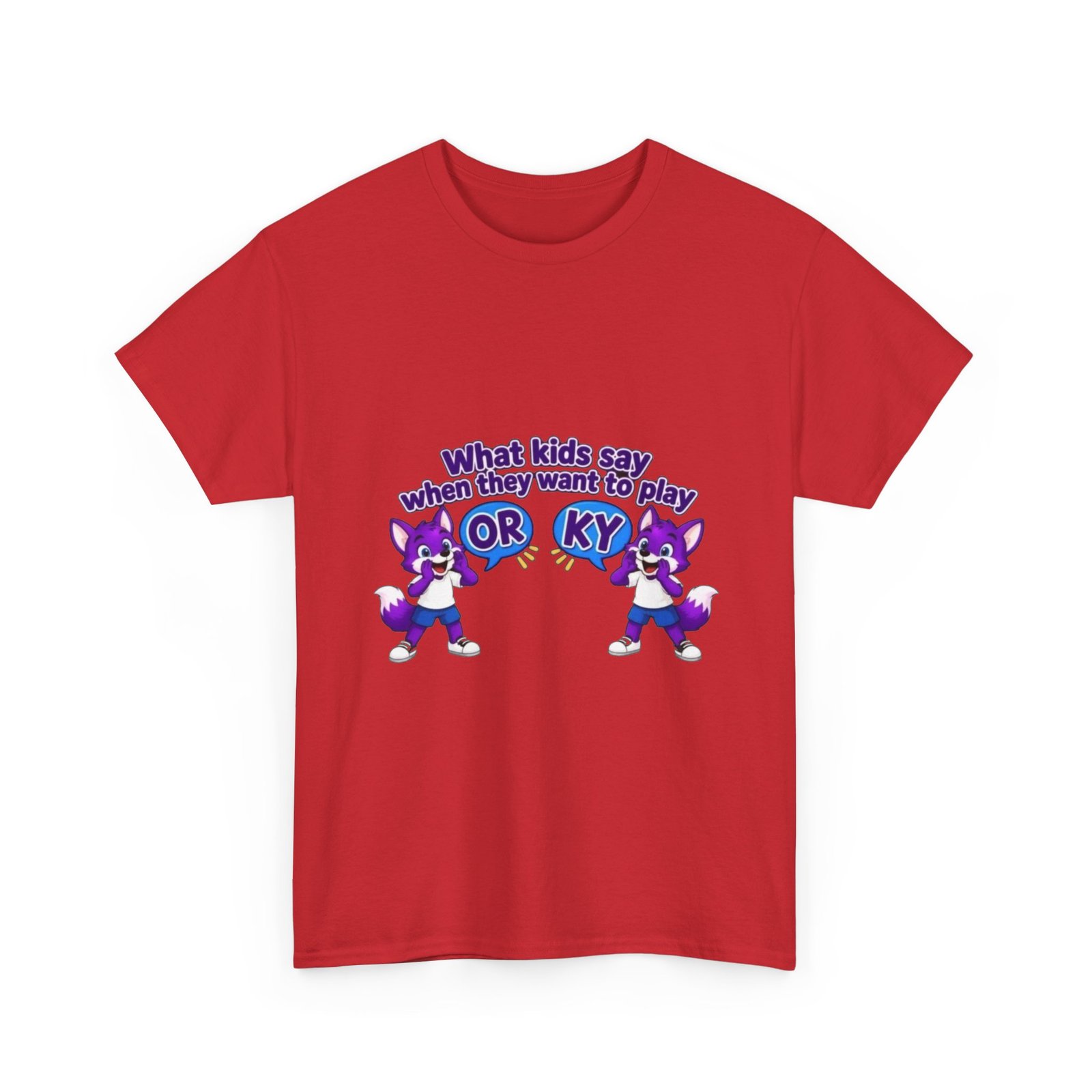 Unisex Heavy Cotton Tee — “What kids say" - Image 49