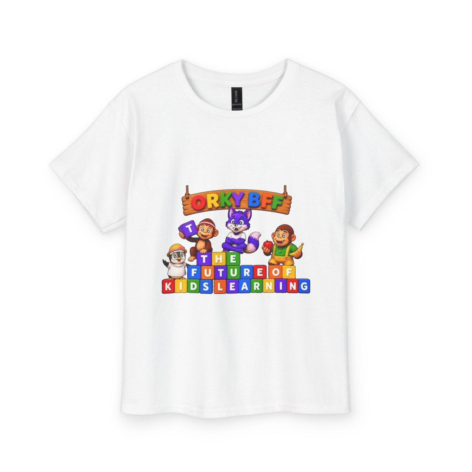 Youth Ultra Cotton Tee —“The Future of Kids Learning”