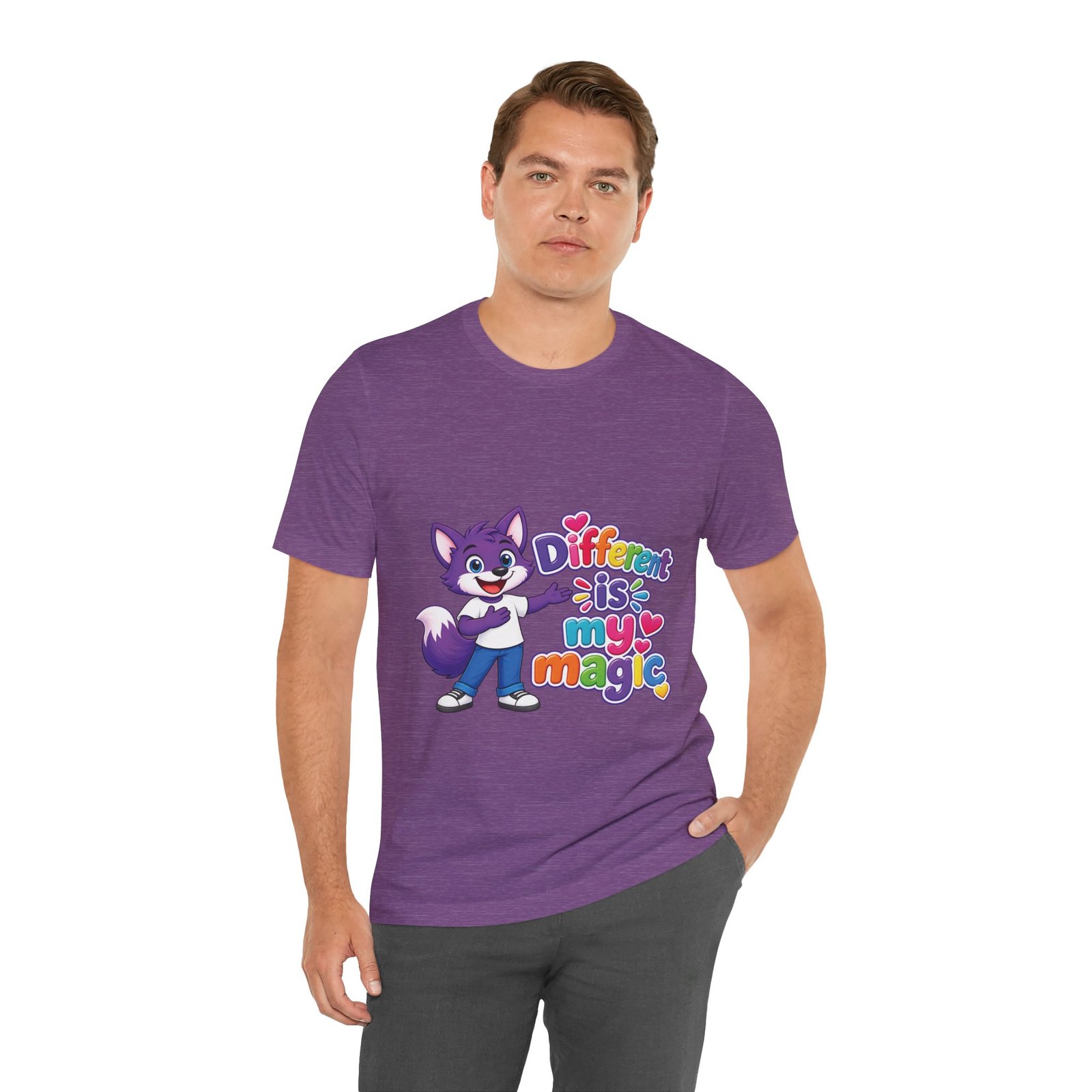 Different is My Magic T-Shirt — Unisex Jersey Short Sleeve Tee - Image 44