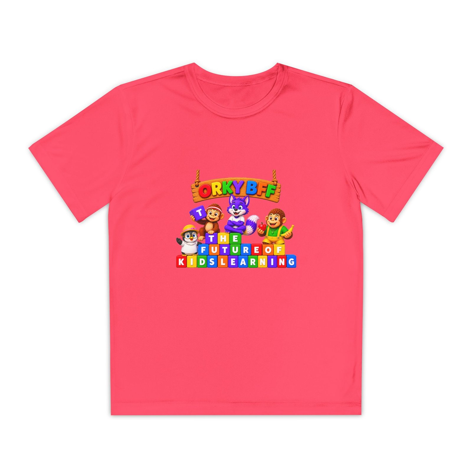 Youth Competitor Tee — 'The Future Kids Learning' - Image 77