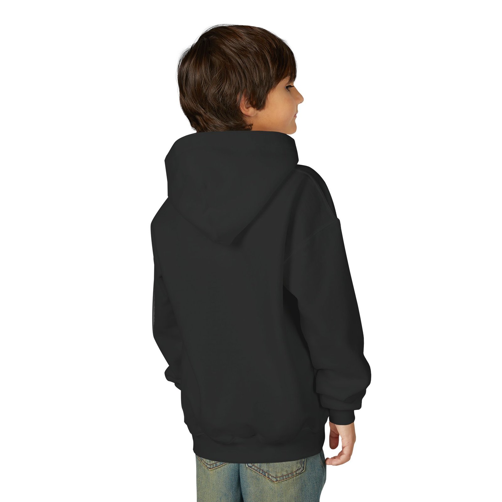 Youth Heavy Blend Hooded Sweatshirt — "Different is My Magic" - Image 8