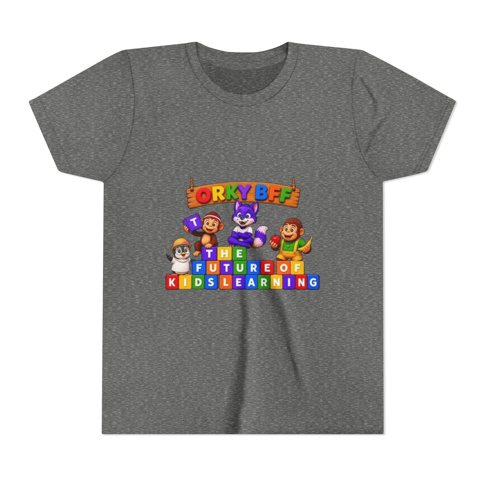 Youth Short Sleeve Tee — 'The Future of Kids Learning' - Image 13