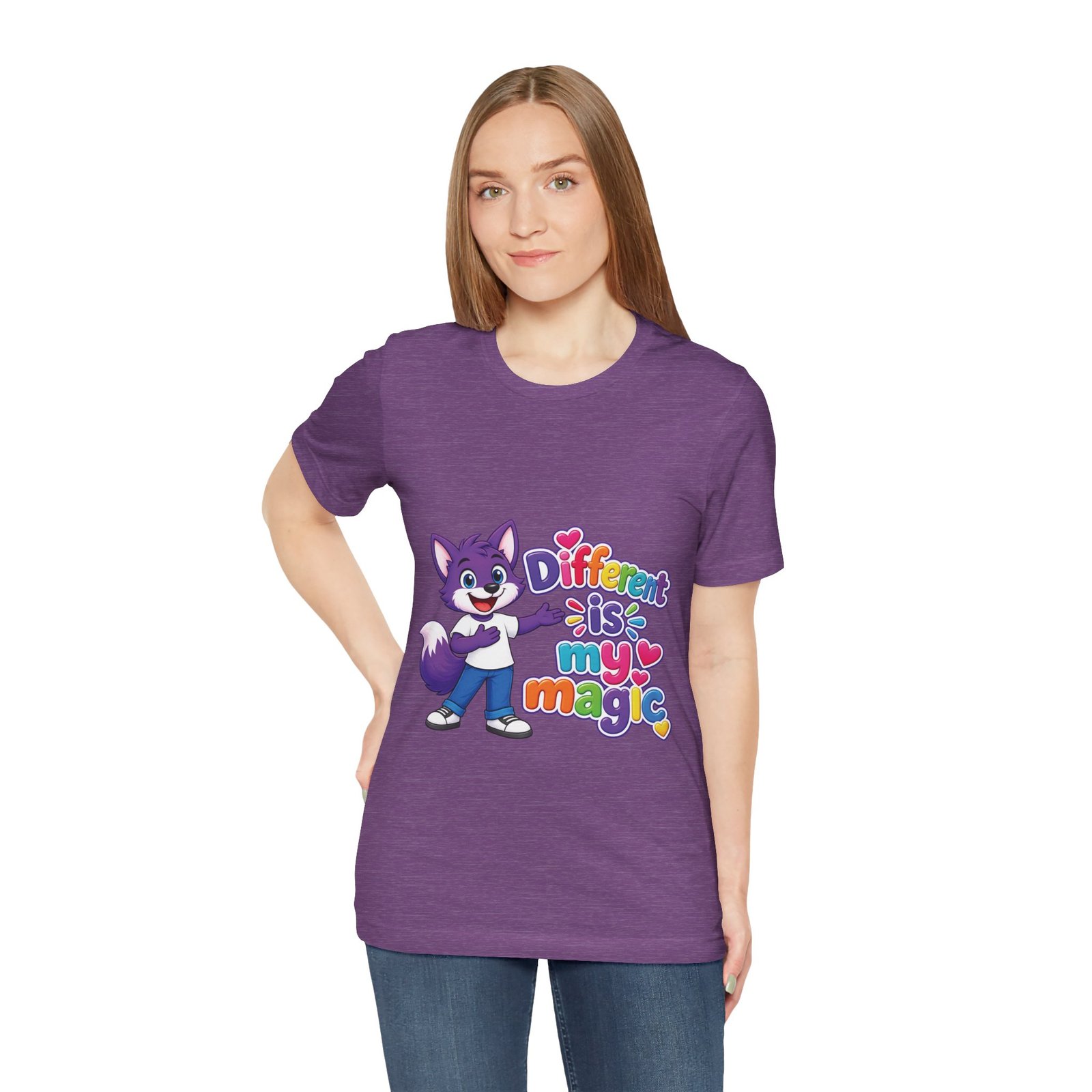 Different is My Magic T-Shirt — Unisex Jersey Short Sleeve Tee - Image 43