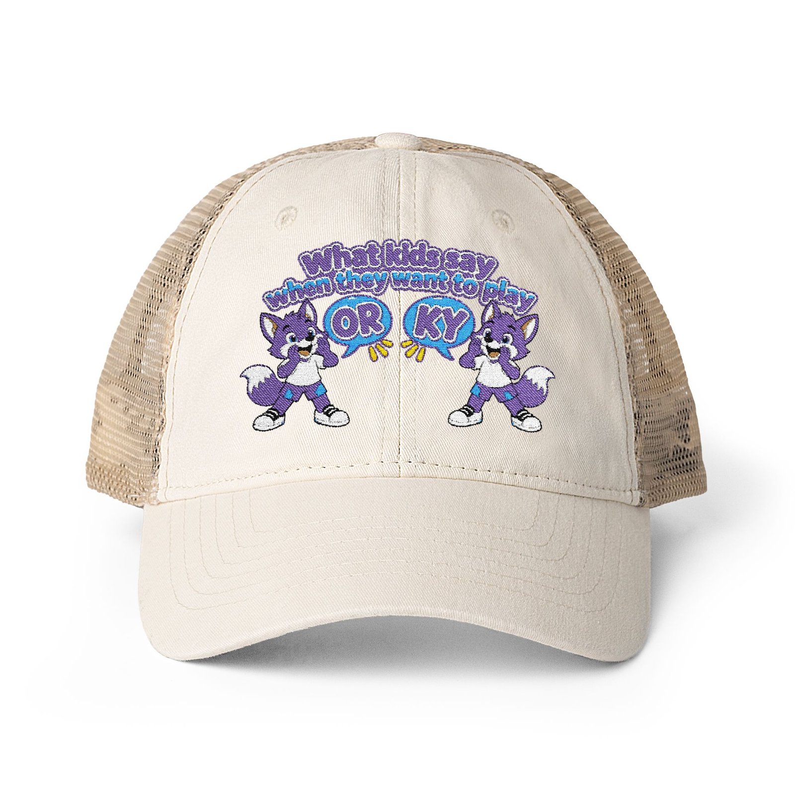 Women's Washed Mesh-Back Cap__ What orky say - Image 27