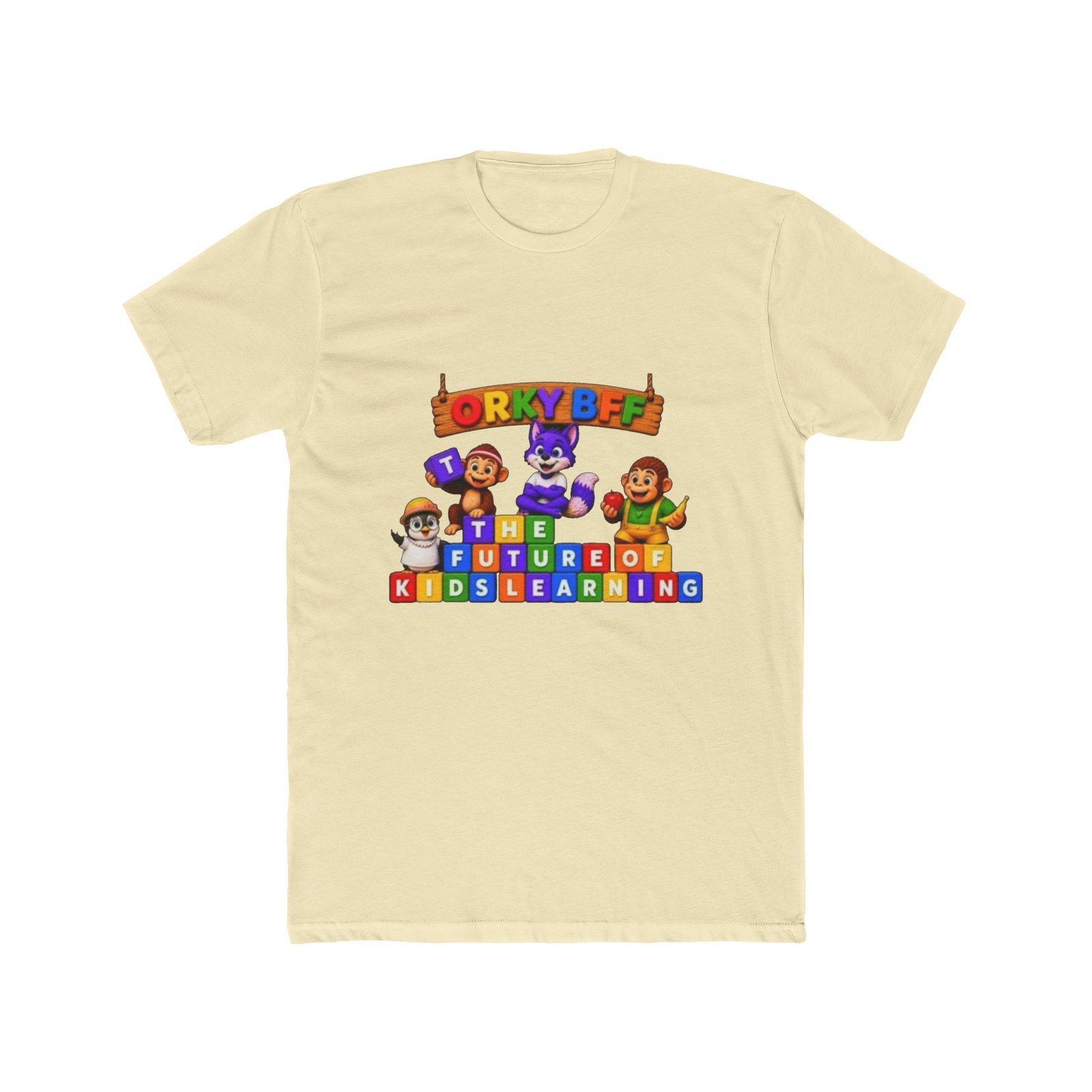 Unisex Cotton Crew Tee — "The Future of Kids Learning" - Image 29