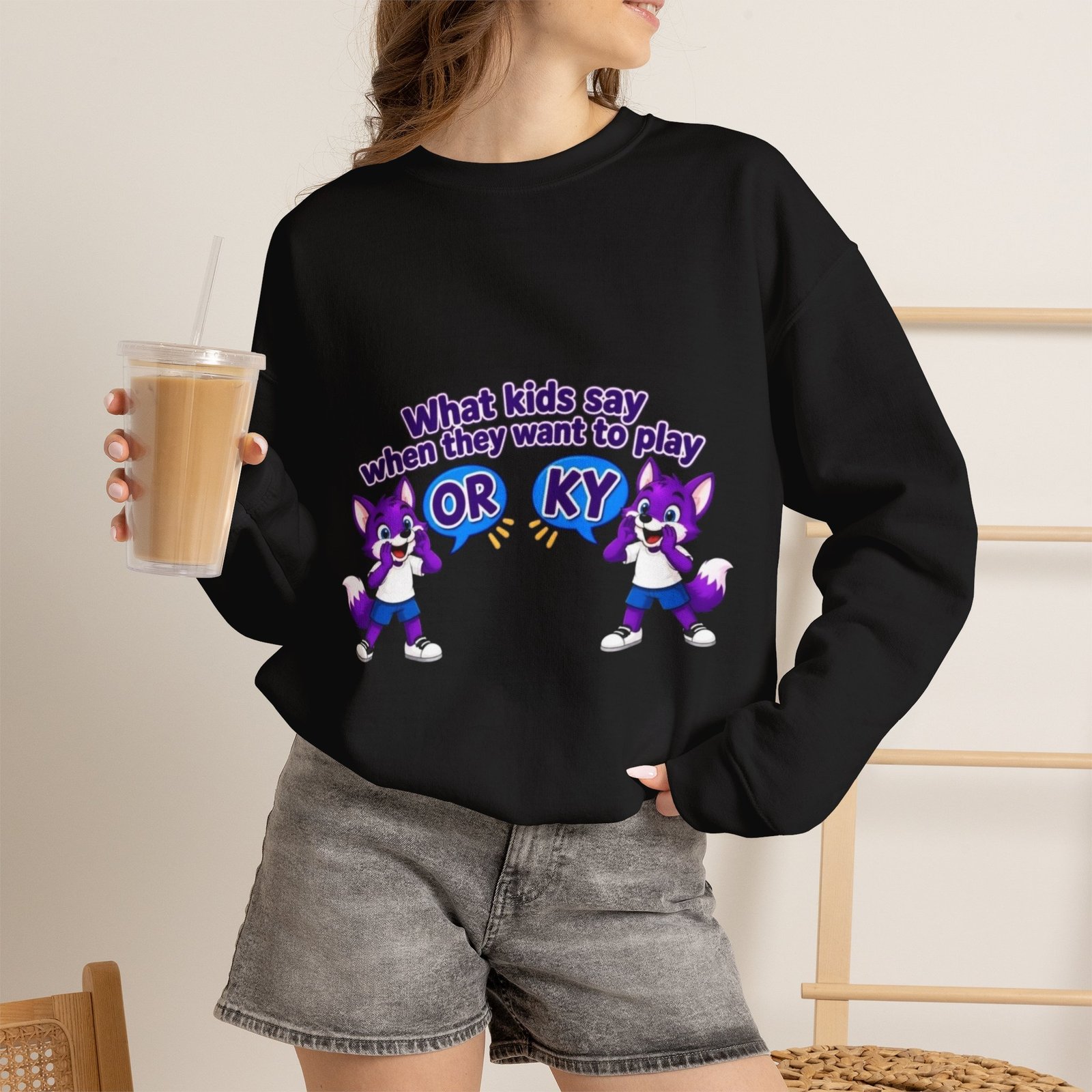 Unisex Heavy Blend™ Crewneck Sweatshirt - 'What Kids Say ' - Image 20