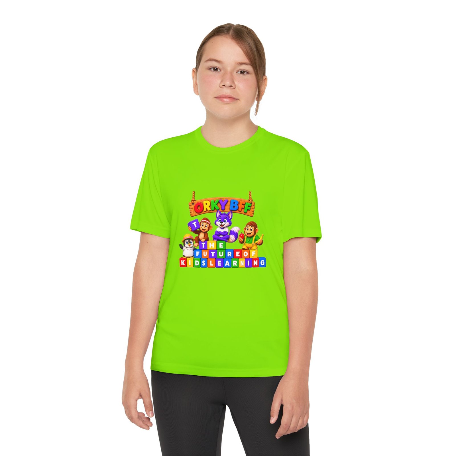 Youth Competitor Tee — 'The Future Kids Learning' - Image 36