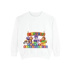 Kids Learning Crewneck Sweatshirt — 'StoryBFF: The Future of Kids Learning' Graphic