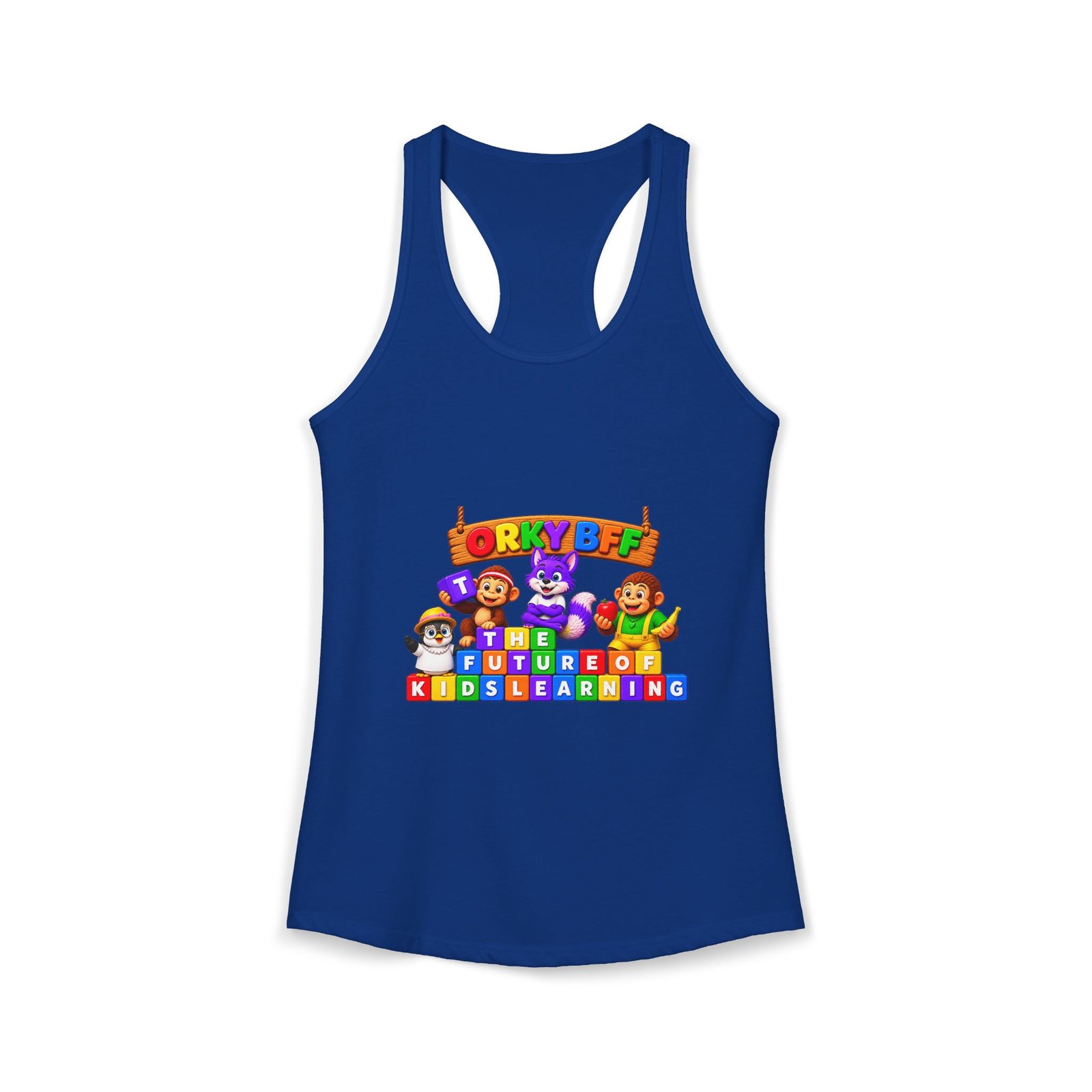 Women's Ideal Racerback Tank__Orky BFF - Image 41